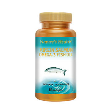 Nature's Health Virgin Salmon Omega-3 (Lemon)